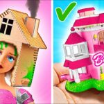 #Barbie Dream House Makeover: Living Room 🏠 #shorts #viral #flipbook #barbie #diy #art