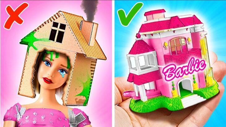 #Barbie Dream House Makeover: Living Room 🏠 #shorts #viral #flipbook #barbie #diy #art