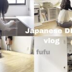 【DIY】和室の子ども部屋をフローリングに！アンティーク風ウッドカーペットで畳をおしゃれに大変身｜カラーボックスと天板で簡単！学習机・収納スペースDIY#DIY#子ども部屋収納#カラーボックス