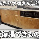 【賃貸DIY】開き戸を引き出しにしたキッチンを原状復帰できるのか？このままでは大家さん激おこ！とにかく怒られたくないマン