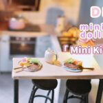 Corner of kitchen || DIY Miniature Dollhouse – #relaxing #satifying  #miniature #diy  #ミニチュア #キッチン