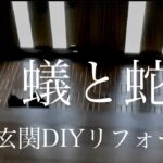 玄関DIYリフォーム【蟻と蛇】害虫の侵入防止と断熱