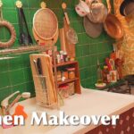 DIYでメルヘンなキッチン作り🧸🌼｜ホッとする夏の和定食｜DIY fairy tale kitchen makeover.