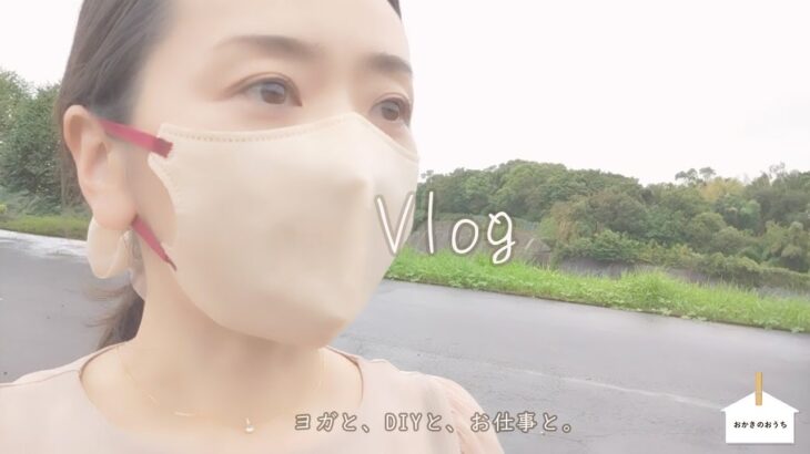 朝ヨガで整える1週間Vlog／100均DIYで収納箱作り／出張／柴犬の換毛期／100均DIYでゴミ箱カバー作り／コロコロ収納付きのごみ箱