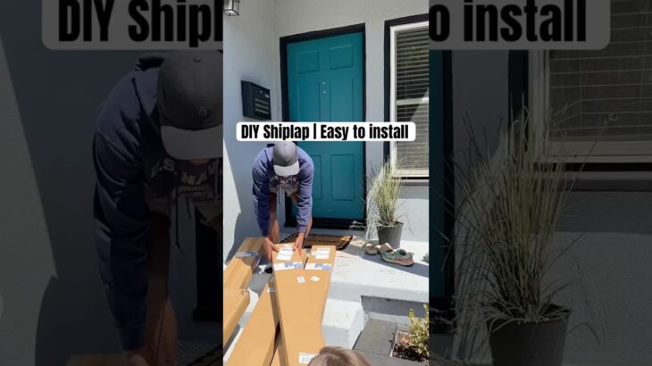 DIY Shiplap installation