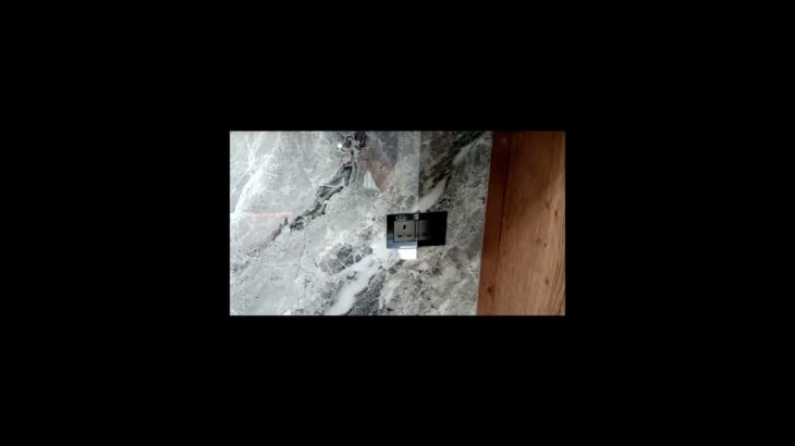 Granite/Stone Effect Kitchen Glass Splashback  #kitchen #shortvideo #glass