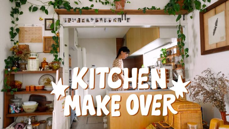 Kitchen Makeover – DIY, Wallpaper, Renting house friendly, Kitchen, Boho, Home, Interior design