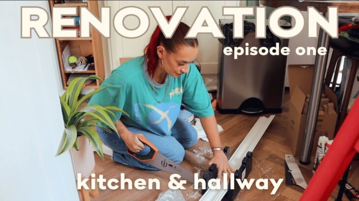 RENOVATION VLOGS | DIY KITCHEN TRANSFORMATION! Part 1 | Rectangle Renovates 🏠  | EmmasRectangle