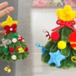 【100均DIY】🎄モールでクリスマスツリーの作り方