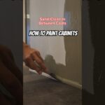 How to Paint Cabinets 🎨🖌🎨 #painting #tips #tricks #hacks #diy #home #remodel #cabinet #colors