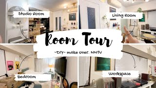 【RoomTour解禁】賃貸ボロ屋をDIYでコツコツリフォーム！変な形の２LDKを自分好みの快適な部屋へ変えたルームツアー＆インテリア紹介！