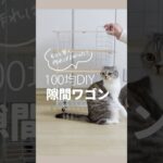 もっと早く作ればよかった！100均DIYスキマワゴン  #100均 #収納 #収納アイデア  #100均一diy