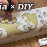 【100均 × DIY】プチプラでイメチェン♪ リメイクシートで作るおしゃれラップケース