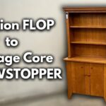 From Auction Flop to Cottage Core Showstopper | Step by Step DIY Farmhouse Furniture Makeover!