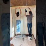 How to build diy closet doors out of wood and cane webbing from scratch #closetmakeover #diyhome