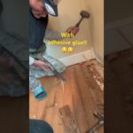 Replacing hardwood floors #shorts #ytshorts #flooring #replacement #woodfloors #diy