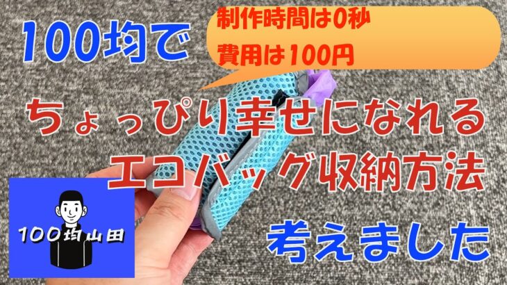 【100均DIY】少しだけ幸せになれるエコバッグ収納方法