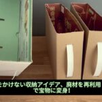 お金をかけない収納アイデア、廃材を再利用してDIYで宝物に変身！覚えれば一軒家分の節約！#生活ハック  #生活の知恵 #diy