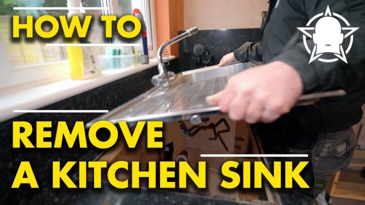 How To Safely Remove A Kitchen Sink #diy #howto