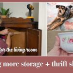 Thrift shopping + A simple DIY update adds additional storage in my bedroom | MOBILE HOME LIVING