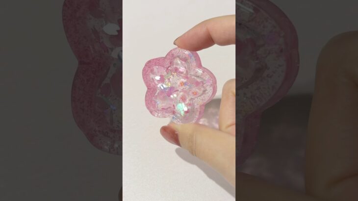 【100均材料だけで】桜シェイカー🌸作ってみた✨#100均diy #100均レジン #ハンドメイド #ダイソー購入品#セリア購入品#レジン#shorts