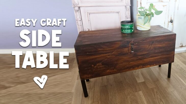 EASY DIY Side Table Craft Idea You Will LOVE